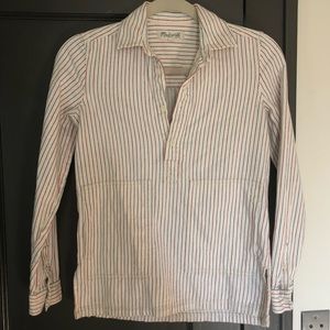 Red White and Blue Striped Popover WITH POCKETS!